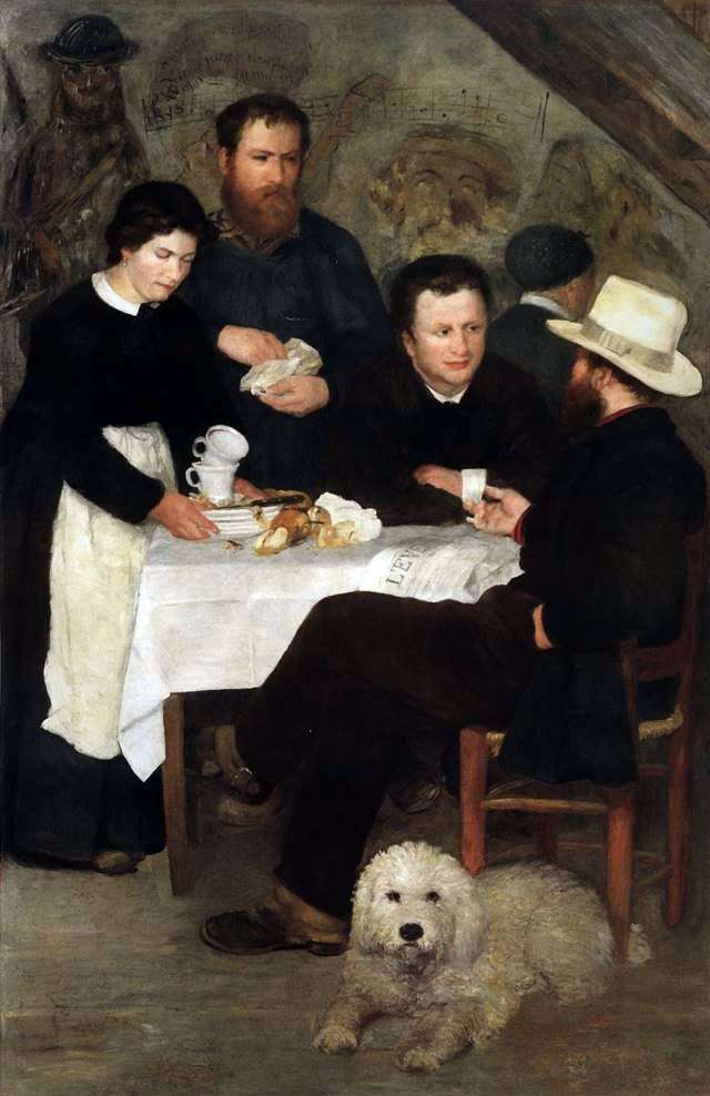 Mother Anthonys Tavern by Pierre Auguste Renoir