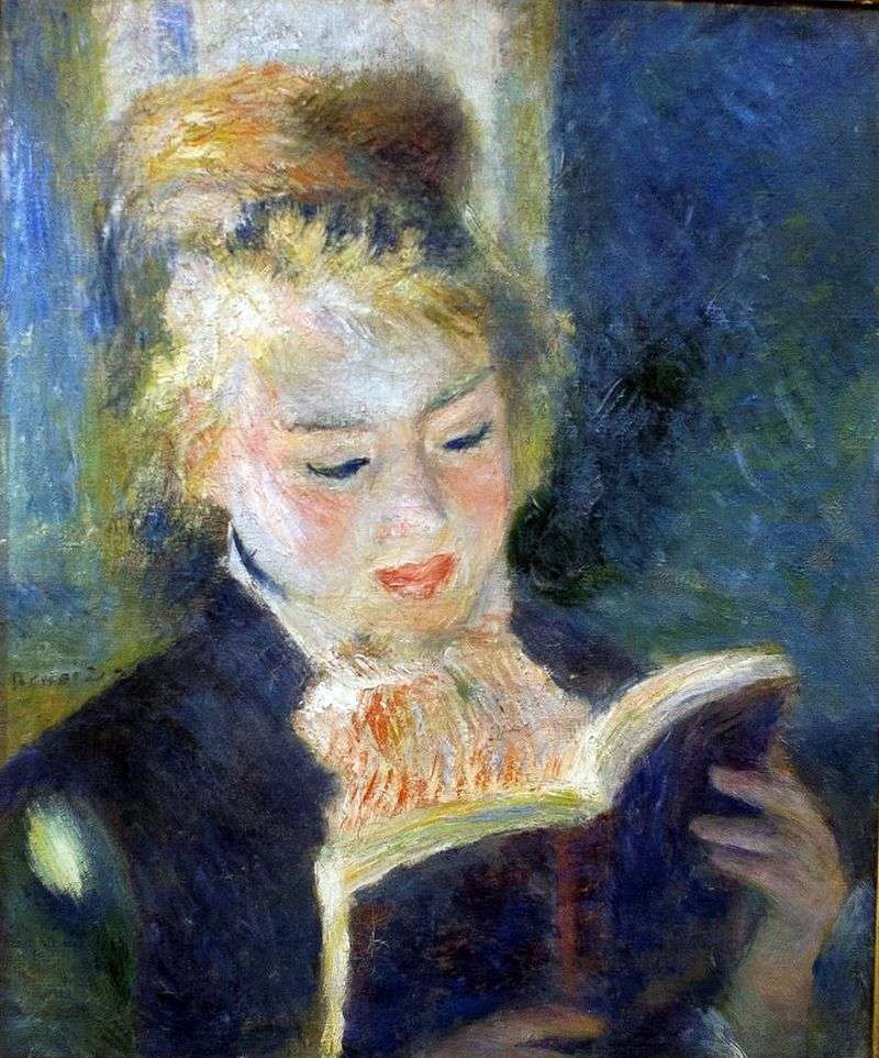 Girl Reading by Pierre Auguste Renoir