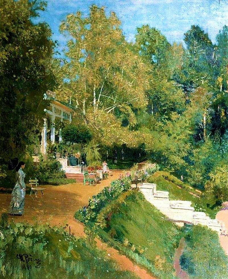 Abramtsevo. Summer landscape by Ilya Repin