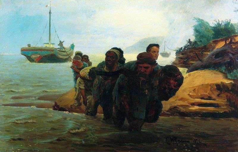 Wandering haulers by Ilya Repin