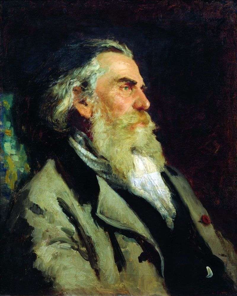 Portrait of A. P. Bogolyubov by Ilya Repin