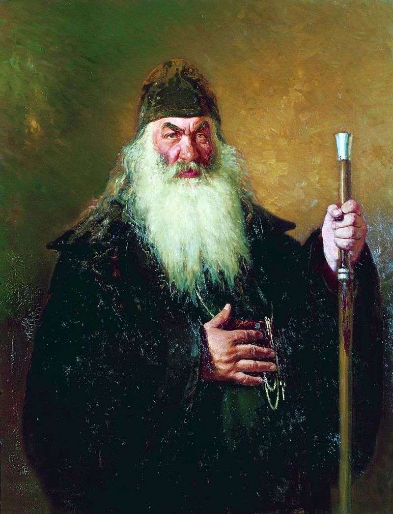 Portrait of Protodeacon by Ilya Repin