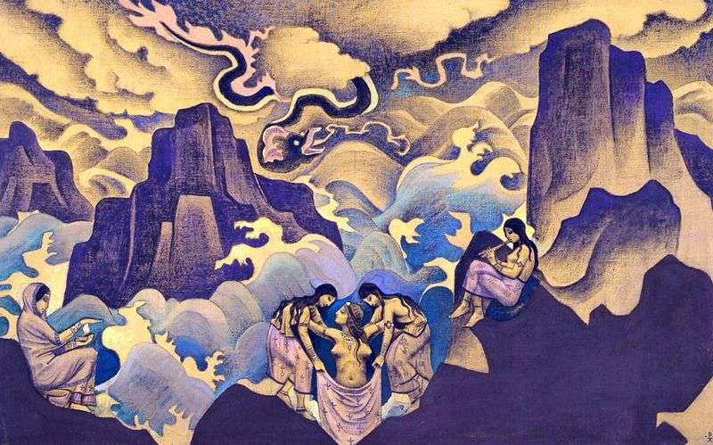 Ancient Serpent by Nicholas Roerich