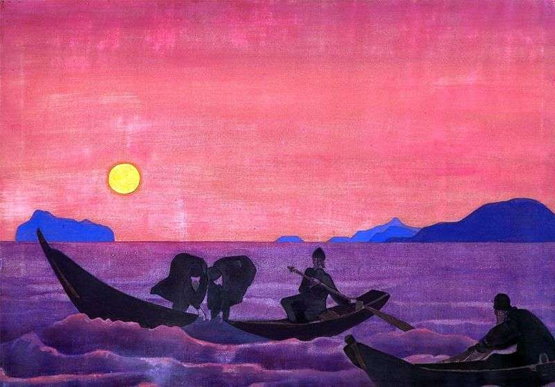 And we continue fishing by Nicholas Roerich