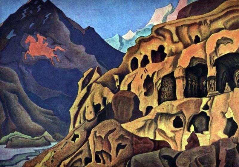 The power of the caves by Nicholas Roerich