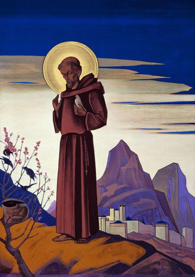 Saint Francis by Nicholas Roerich ️ Roerich Nicholas