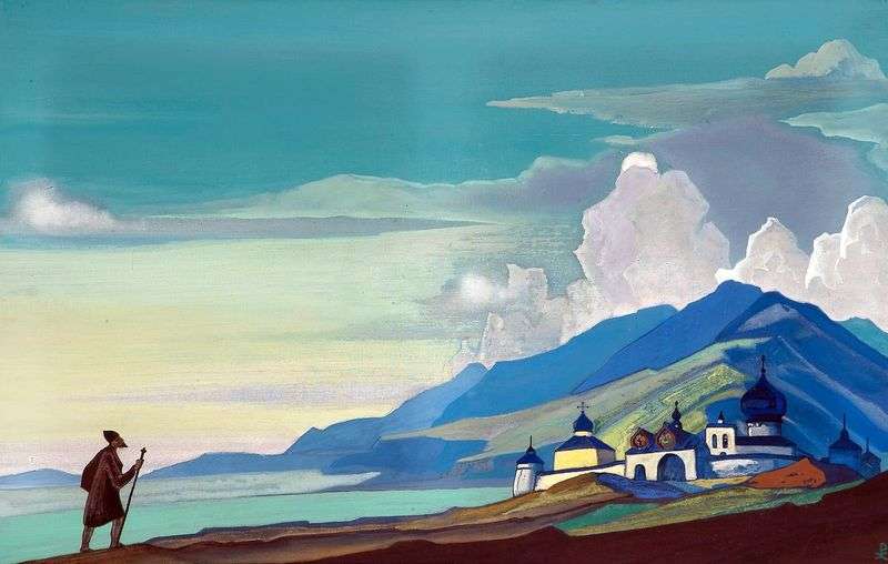 The Wanderer of the Light City by Nicholas Roerich