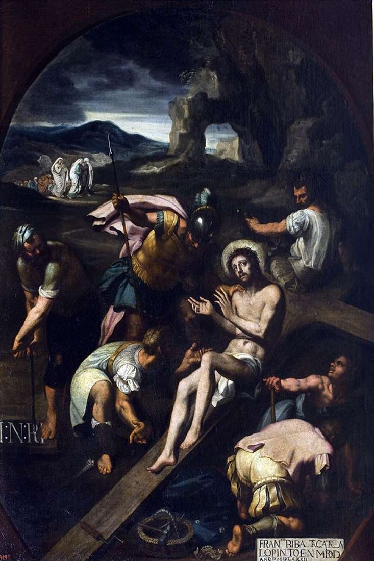 Nailing to the cross by Francisco Ribalta