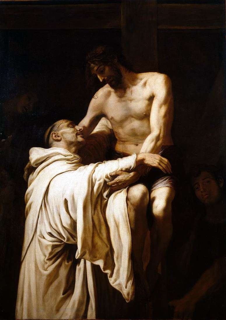 Saint Bernard Hugging Christ by Francisco Ribalta