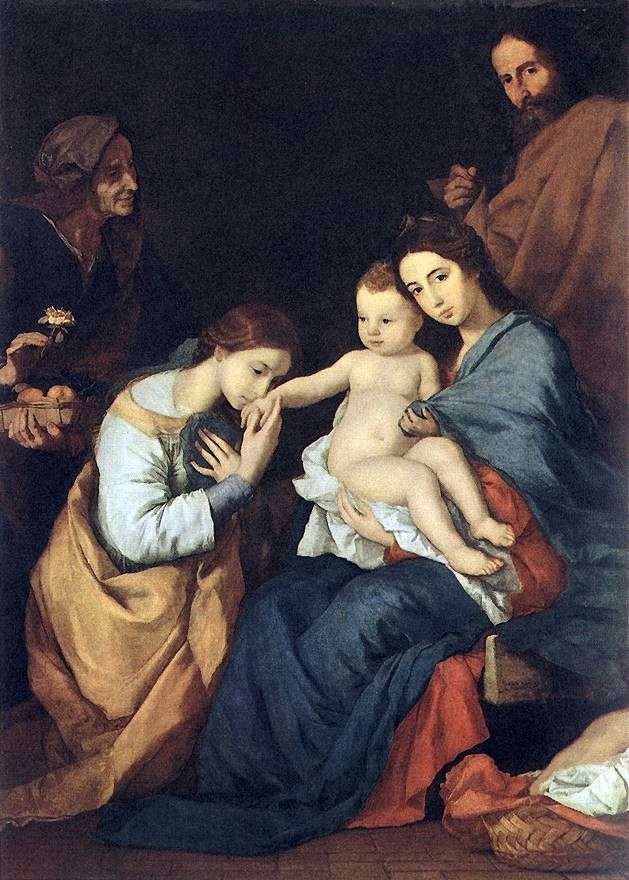 Holy Family with St. Catherine by Jusepe de Ribera