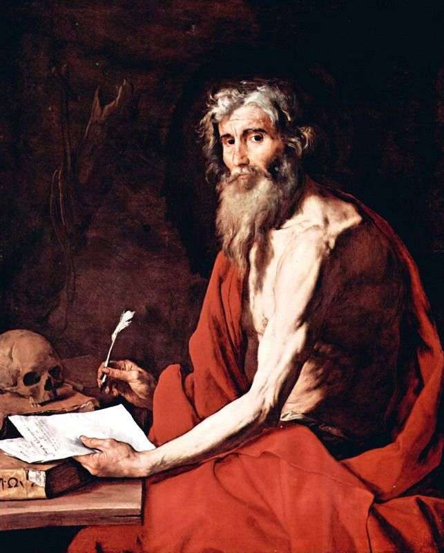 Saint Jerome by Jusepe de Ribera