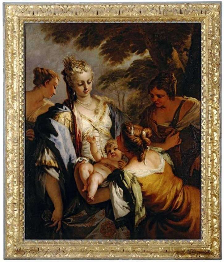 Handing over the baby Moses by Sebastiano Ricci