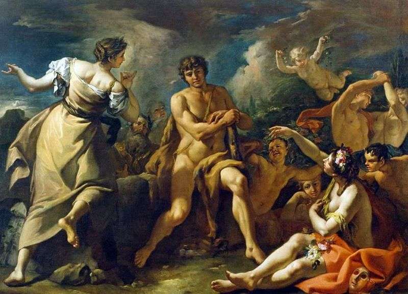 Hercules at the crossroads by Sebastiano Ricci