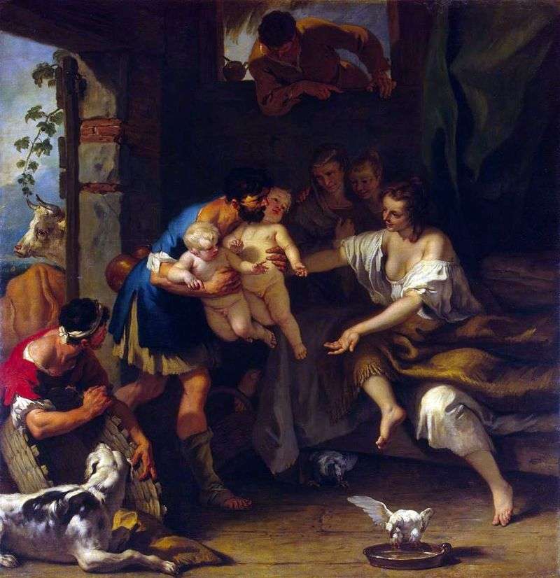 Infancy of Romulus and Remus by Sebastiano Ricci