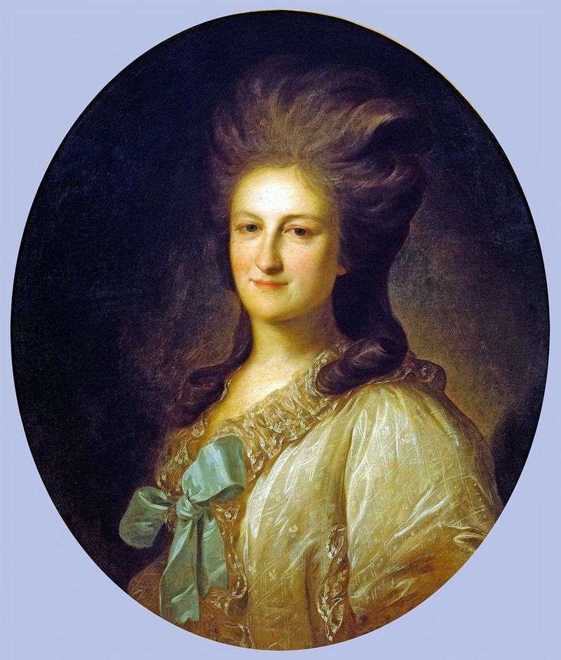 Portrait of Varvara Yermolaevna Novosiltseva by Fyodor Rokotov