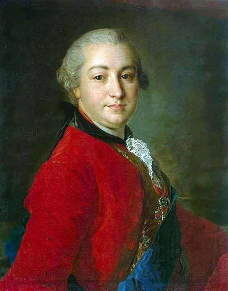 Portrait of I. I. Shuvalov by Fedor Rokotov