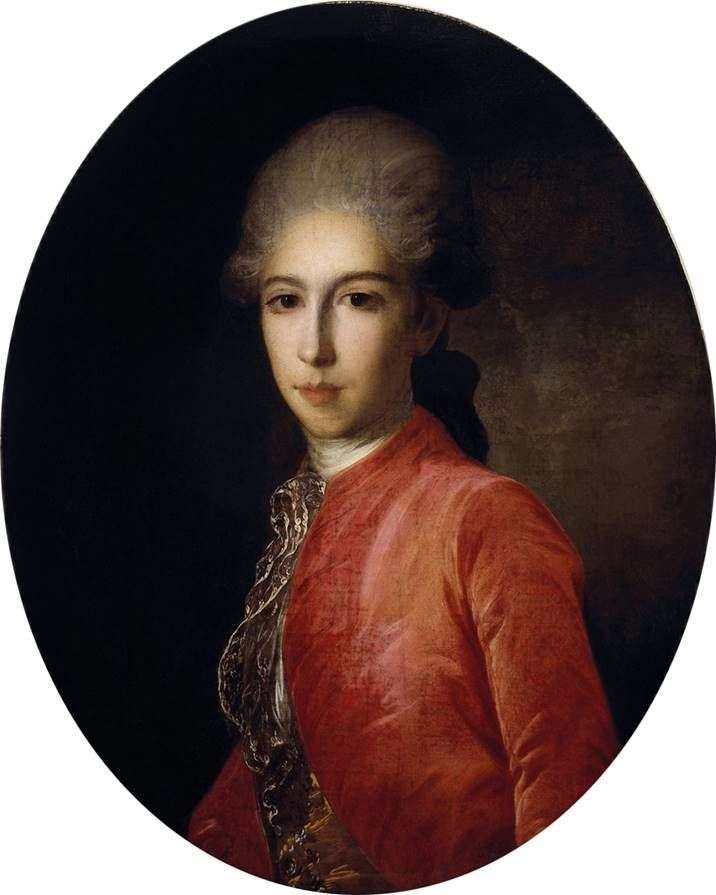 Portrait of Prince I. Baryatinsky by Fyodor Rokotov