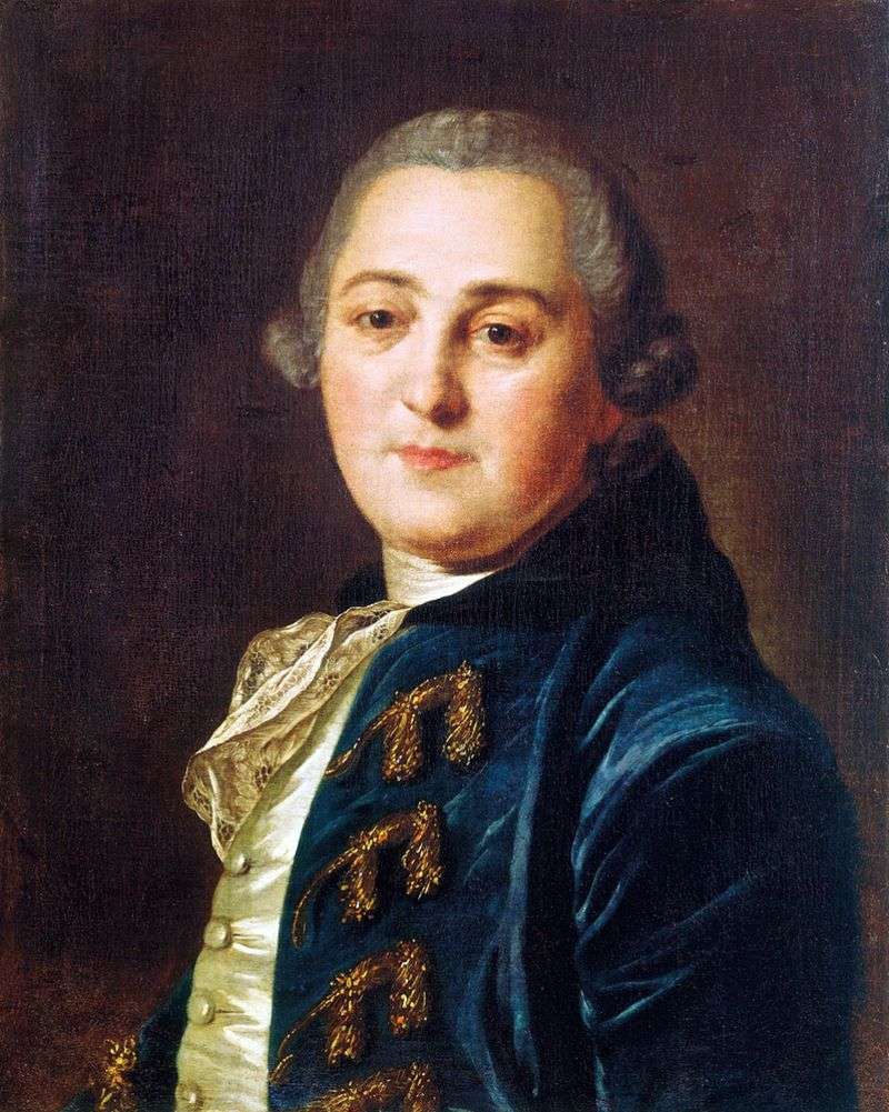 Portrait of N. A. Demidov by Fedor Rokotov