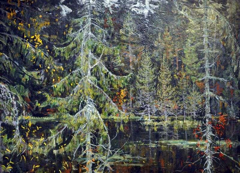 Forest Lake by Nikolai Romadin