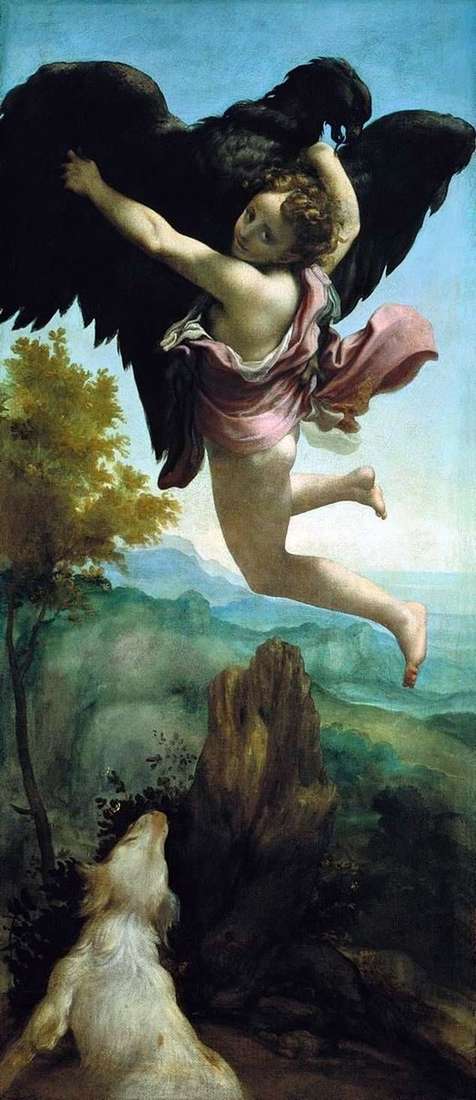 Abducción de Ganimedes   Correggio (Antonio Allegri)