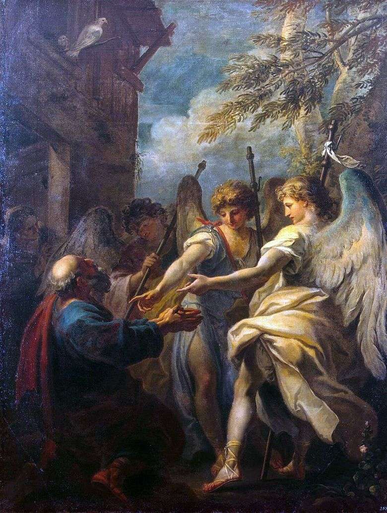 Abraham y los tres ángeles   Sebastiano Ricci