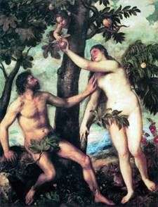 Adán y Eva   Titian Vecellio