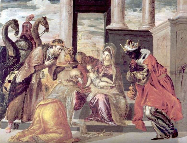 Adoración de los Magos   El Greco