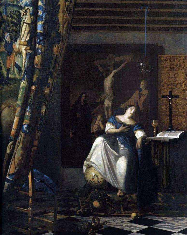 Alegoría de la fe   Jan Vermeer
