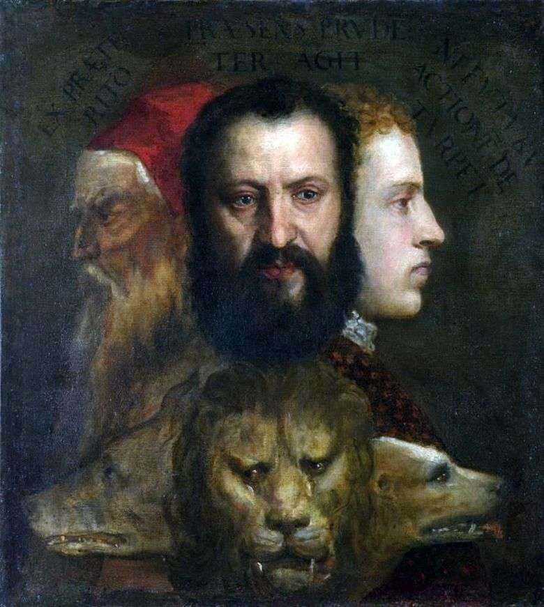Alegoría de la prudencia   Titian Vecellio