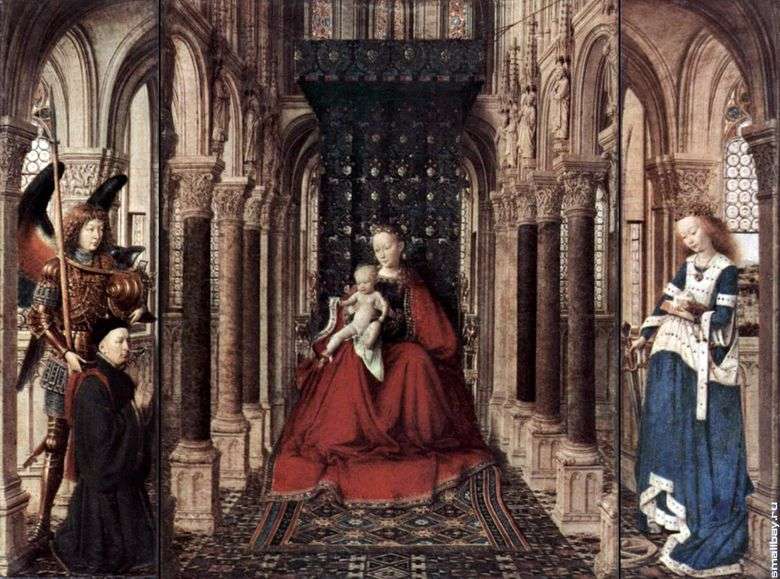 Altar de la Virgen María   Jan van Eyck