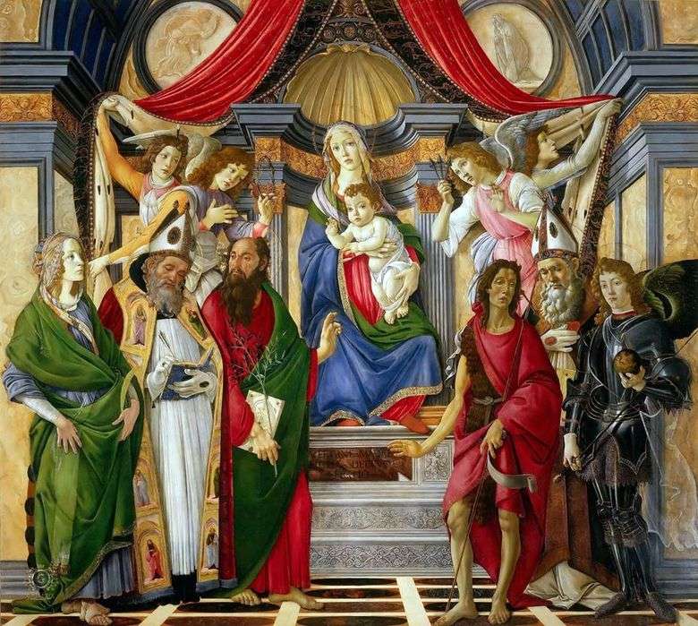 Altar de los sts. Bernabé   Sandro Botticelli