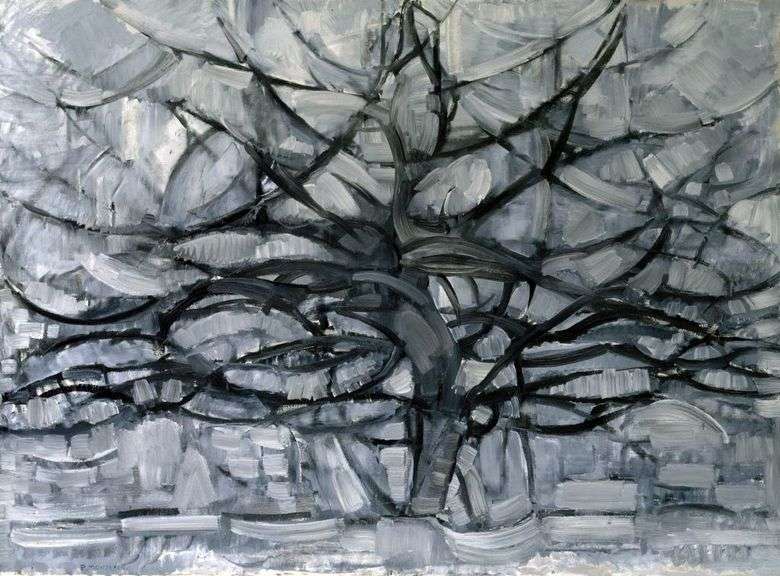 Árbol gris   Peter Cornelis Mondrian