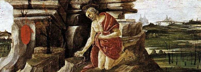 Arrepentimiento de San Jerónimo   Sandro Botticelli