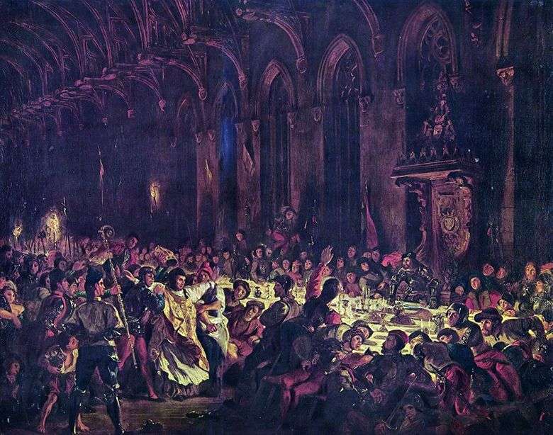 Asesinato del arzobispo de Lieja   Eugene Delacroix