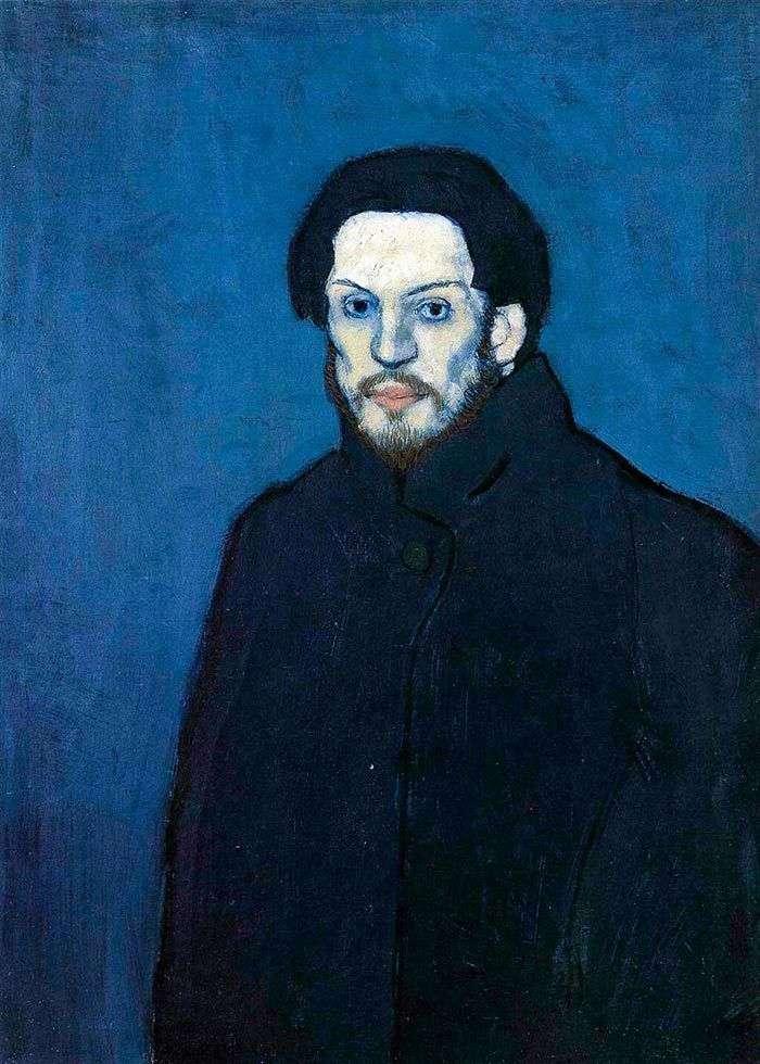 Autorretrato en el período azul   Pablo Picasso