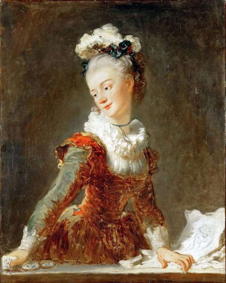 Bailarina Marie Madeleine Huymar   Jean Honore Fragonard