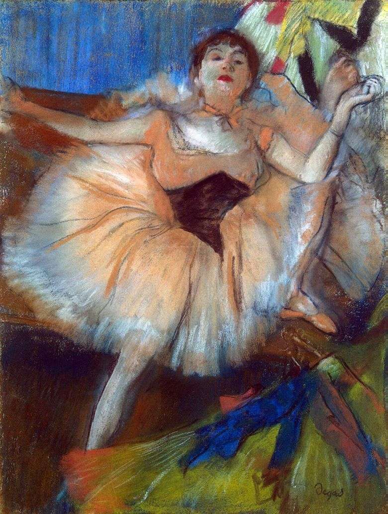Bailarina sentada   Edgar Degas