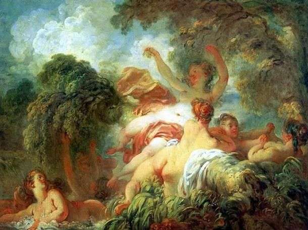 Bañistas   Jean Honore Fragonard