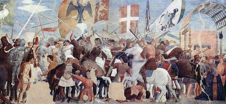 Batalla de Hércules con Hozroy   Piero della Francesca