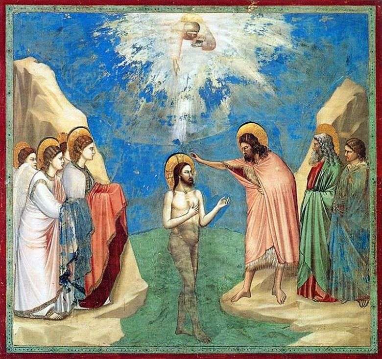Bautismo de Cristo   Giotto