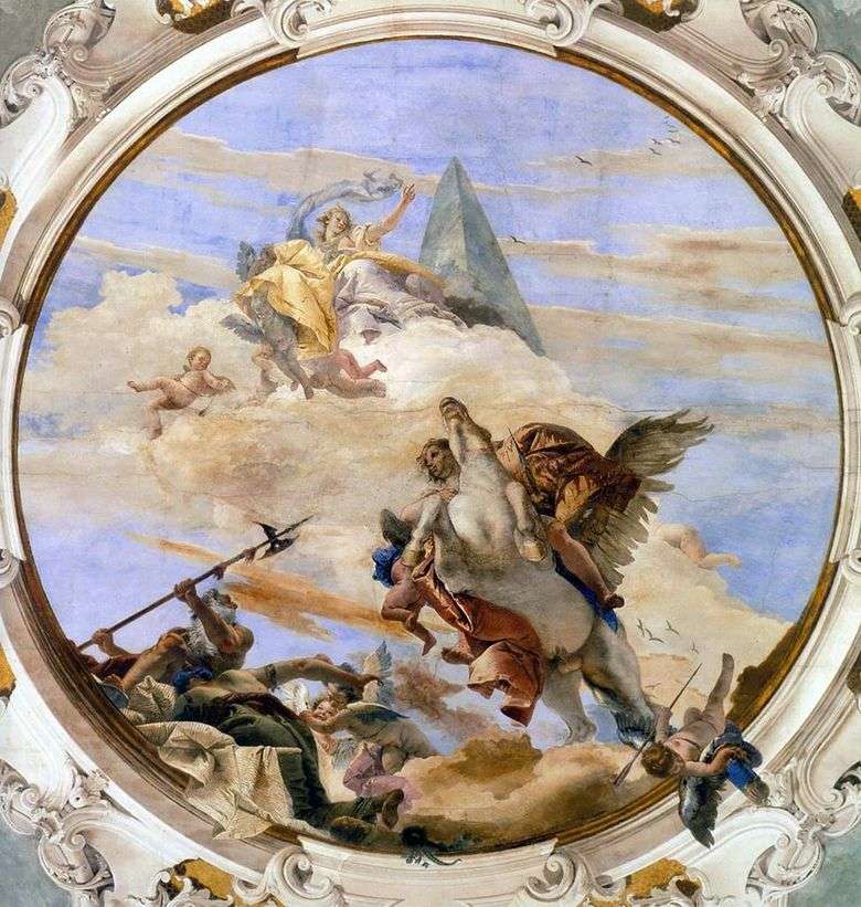 Bellerophon en Pegasus   Giovanni Battista Tiepolo