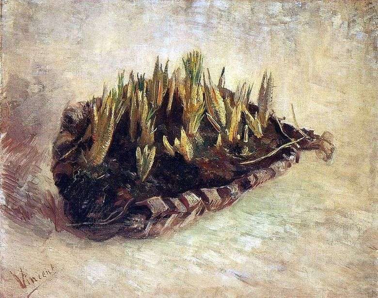 Bodegón con una cesta de azafranes   Vincent van Gogh