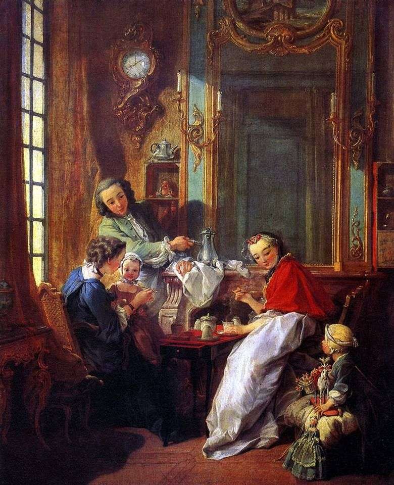 Café de la mañana   Francois Boucher