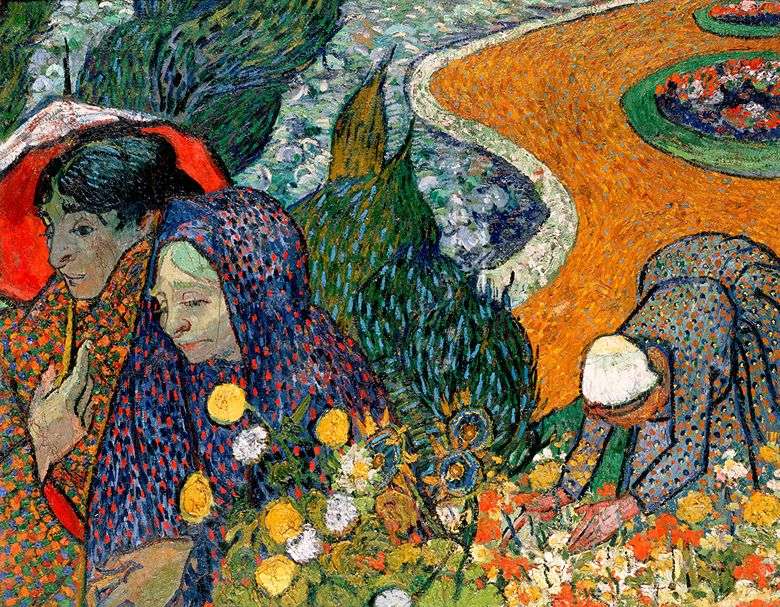 Caminar en Arles   Vincent Van Gogh