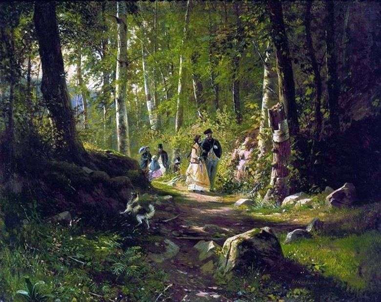 Caminar en el bosque   Ivan Shishkin