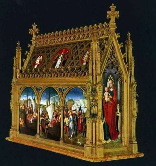 Cáncer de la Úrsula Santa   Hans Memling