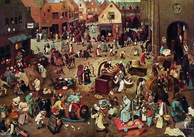 Carnaval y ayuno   Peter Bruegel