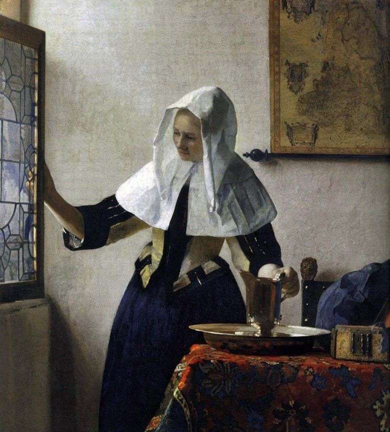 Chica con una jarra de agua   Jan Vermeer