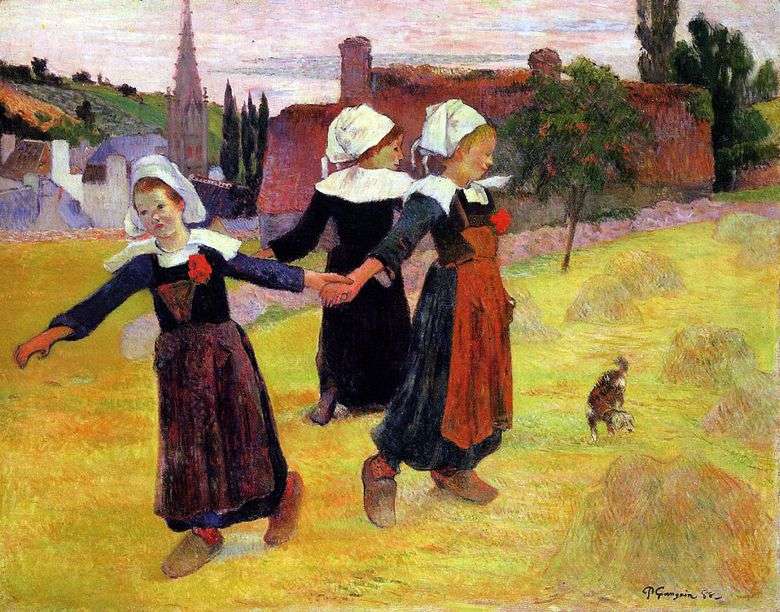 Chicas de baile   Paul Gauguin