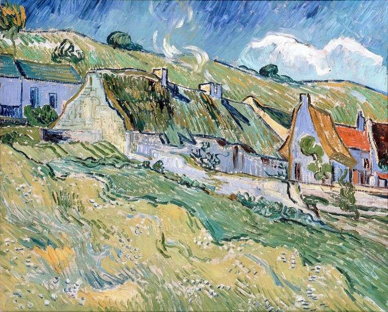 Chozas   Vincent Van Gogh